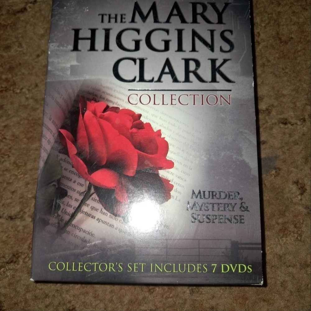 The Mary Higgins Clark Collection 7 DVD Set - Red Rose Artwork